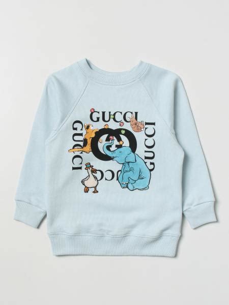 felpa gucci neonato|Gucci Felpa neonato in cotone con cavallucci marini.